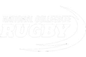 National Collegiate Rugby Logo - White